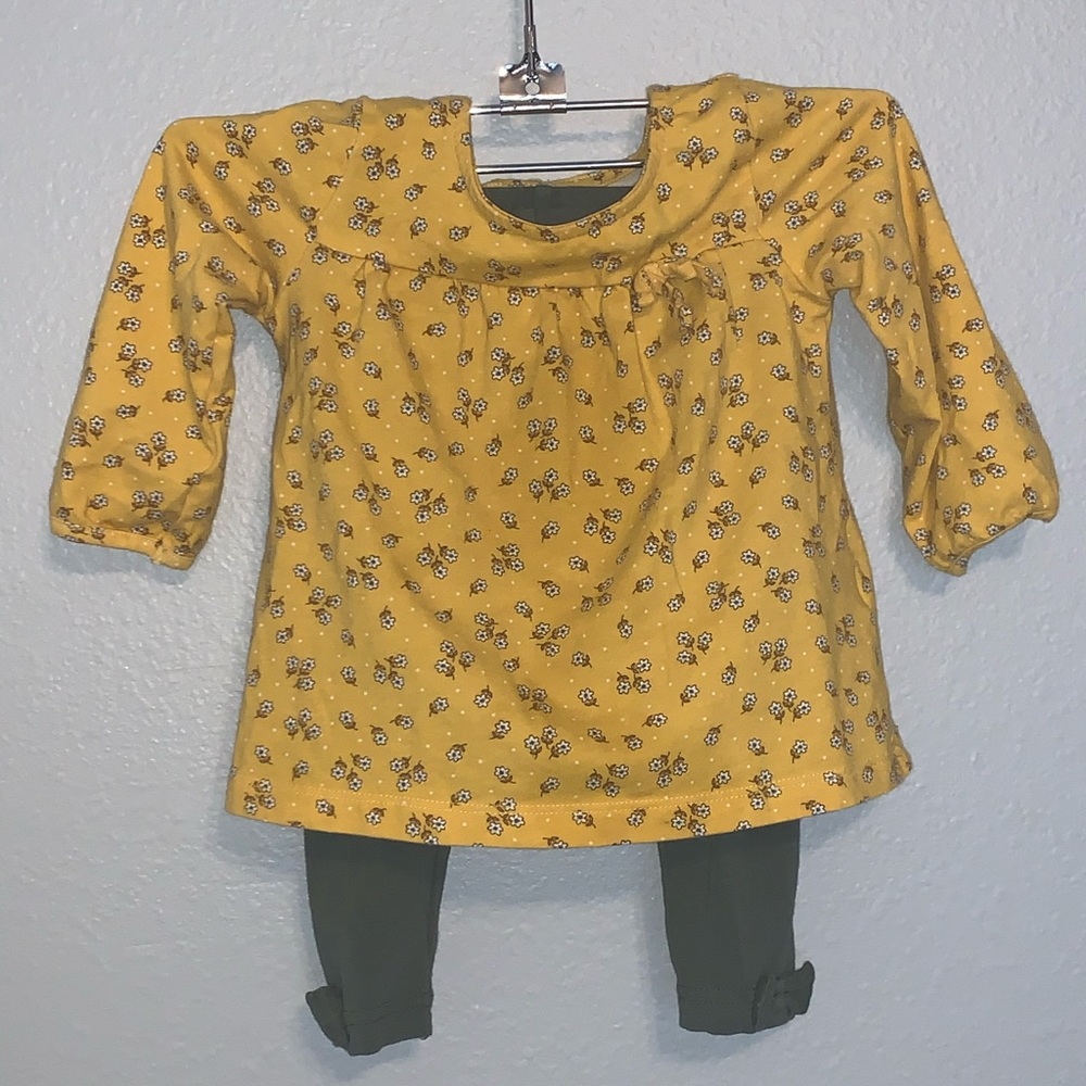 2pc Floral Shirt and Leggings